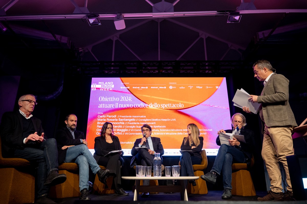 MILANO MUSIC WEEK 2023: ASSOMUSICA presentata il panel OBIETTIVO 2024 ATTUARE IL NUOVO CODICE DELLO SPETTACOLO