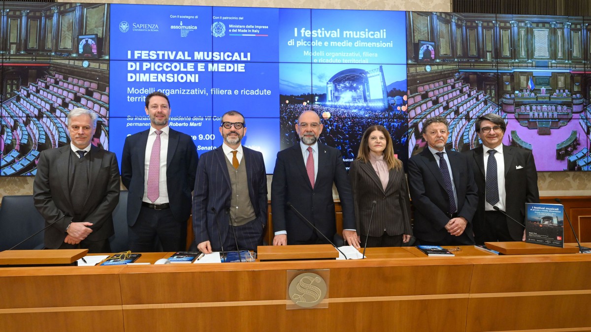 ASSOMUSICA: Presentata in Senato la prima ricerca dell'OSSERVATORIO  sull'INDUSTRIA e GLI EVENTI MUSICALI