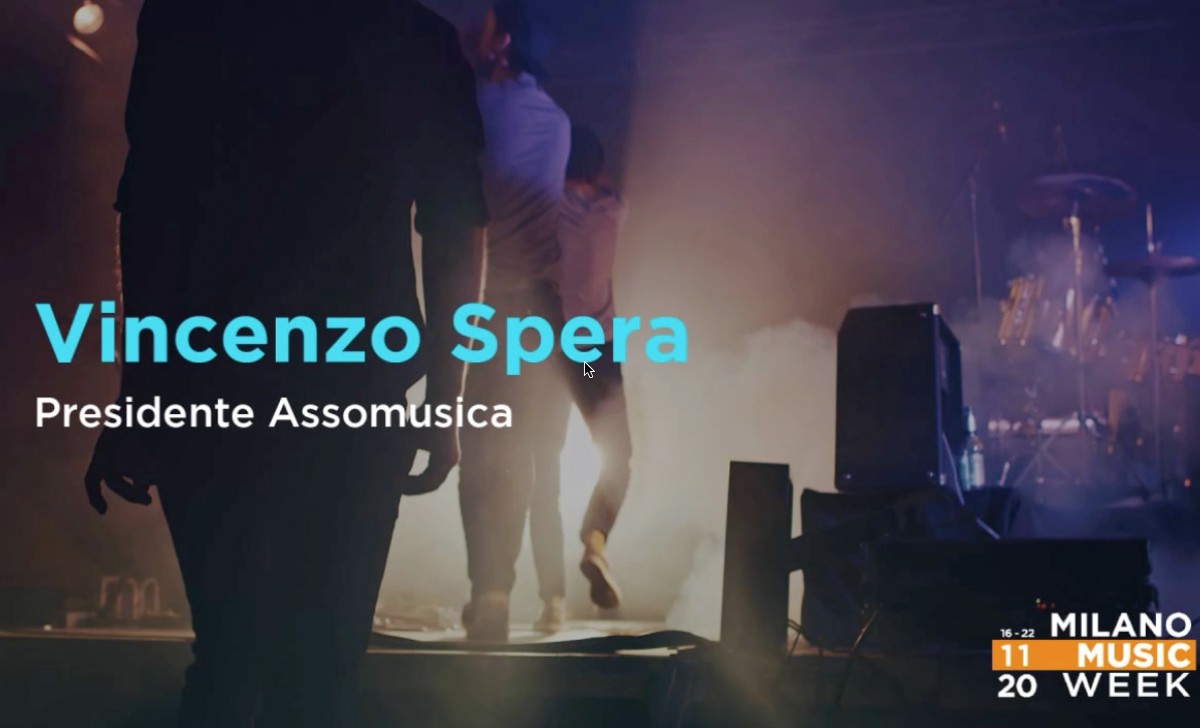 Intervento Presidente Spera alla conferenza stampa di presentazione della Milano Music Week - 04/11/2020