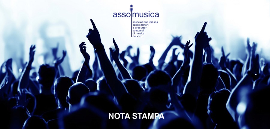 SPLIT PAYMENT  APPELLO DI ASSOMUSICA AL GOVERNO DOPO IL VIA LIBERA UE, PER ESCLUDERE DALLA MISURA GLI SPETTACOLI DI MUSICA DAL VIVO
